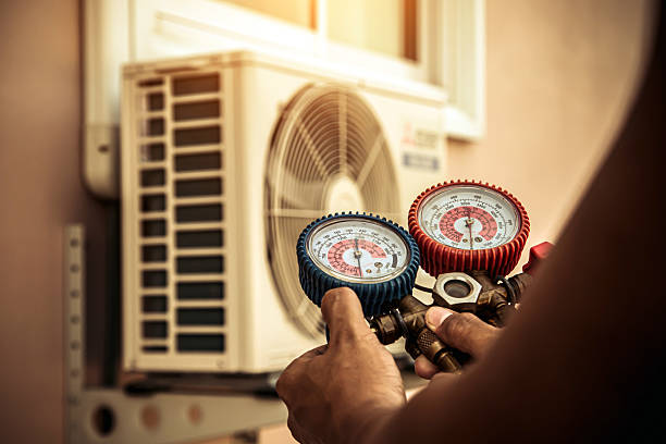Professional Emergency Hvac technician working in Fairbank, PA